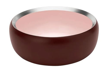 Stelton - Bowl - Ora - Stainless Steel - Warm Maroon - Powder - Ø 15 cm on sale